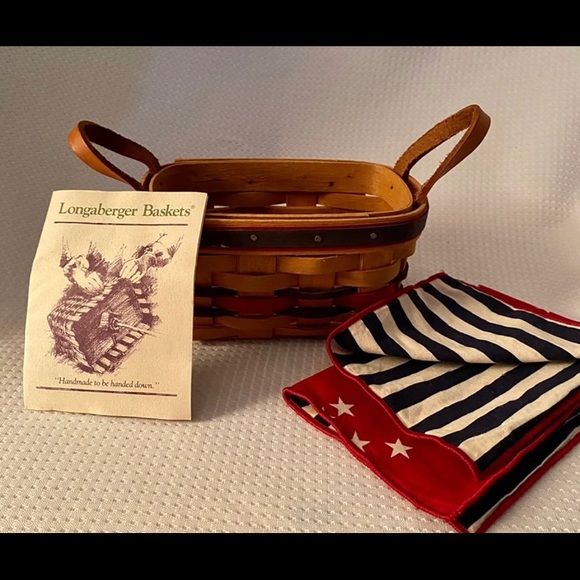 Longaberger 1993 All Star Basket # 14494 (With Liner & Tag) - Picture 2 of 10